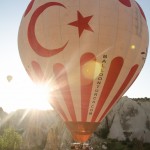 Hot air ballooning, Cappadocia, Turkey