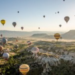 Hot air ballooning, Cappadocia, Turkey